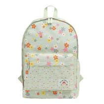 Mochila Escolar Académie Floral Tilibra