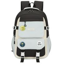 Mochila Escolar Alça Acolchoada Costa Anti Furto Notebook Bolsa Dia a Dia Faculdade Reforçada Impermeável Compartimentos