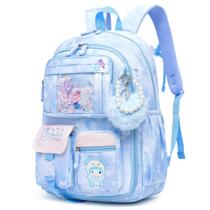 Mochila Escolar Alrisg Lovely Girls 17 Polegadas - Azul
