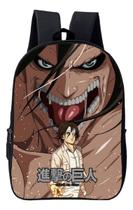 Mochila Escolar Anime Attack on Titan Simples Unissex Conforto