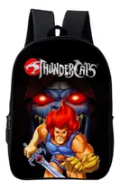 Mochila Escolar Anime Cats Thunder Estampa Simples Avulsa