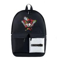 Mochila escolar Anime Chainsaws Mans para crianças
