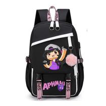 Mochila escolar Aphmaus Cartoon Kids Nylon 0,6 kg 29x16x46cm