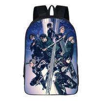 Mochila escolar Attack on Titan Anime para crianças de poliéster