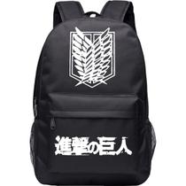 Mochila escolar Attack On Titan Anime para crianças