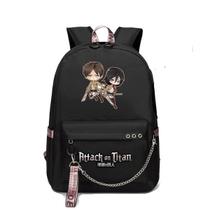 Mochila escolar Attack on Titan Anime para crianças Mochila escolar Attack on Titan Anime para crianças