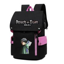 Mochila escolar Attack on Titan Anime para crianças