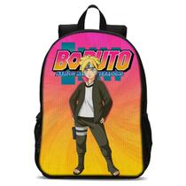 Mochila Escolar Avulsa Anime Personagem Boruto Two Blue Vortex Menino e Menina
