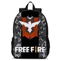 Mochila Escolar Avulsa Game Free Fire Menino e Menina Mochila Escolar Avulsa Game Free Fire Menino e Menina