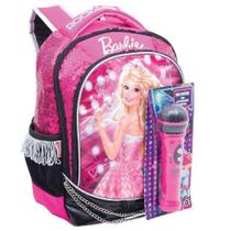 Mochila Escolar Barbie Rock N Royals Gd 3Bolso Sestini - Sestini