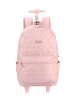 Mochila Escolar Barbie Rodas Costas Juvenil MC46822