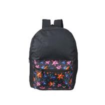 Mochila Escolar Básica Feminina - Preto Flo - 20L