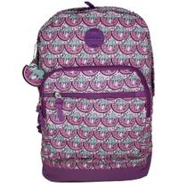 Mochila escolar bicho preguiça Roxo Luxcel