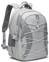 Mochila escolar BLUEFAIRY para adolescentes do ensino médio cinza Mochila escolar BLUEFAIRY para adolescentes do ensino médio cinza