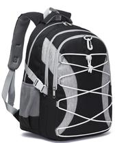 Mochila escolar BLUEFAIRY para crianças XL 18 bolsa de livros grande preta Mochila escolar BLUEFAIRY para crianças XL 18 bolsa de livros grande preta