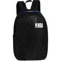 Mochila Escolar Bolsa Costas Menino Reforçada Nba Cor Preto Mochila Escolar Bolsa Costas Menino Reforçada Nba Cor Preto