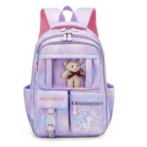 Mochila Escolar Bolsa Costas Passeio Infantil Juvenil Divisórias Estojo Embutido Grande Capacidade