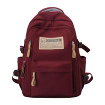 Mochila Escolar Bolsa Costas Reforçada Grande Capacidade Moderna Alça Regulável Estilo Dorama