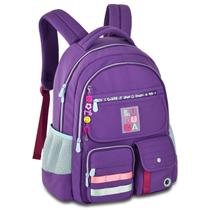 Mochila Escolar Bolsa De Costas Menina Notebook Promo Luluca