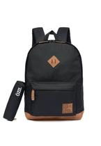 Mochila Escolar Bolsa Estojo Reforçada Universidade Viagem