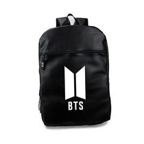 Mochila Escolar Bolsa Grande Infantil Alças Reforçadas Volta as Aulas K POP BTS Bolso Frontal