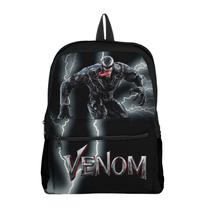 Mochila Escolar Bolso Externo Venom Alienigena Meninos Meninas Dia a Dia Fãs Filme Mochila Escolar Bolso Externo Venom Alienigena Meninos Meninas Dia a Dia Fãs Filme