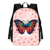 Mochila Escolar Borboleta Volta as Aulas