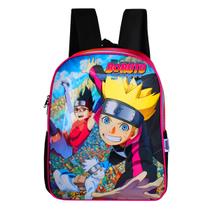 Mochila Escolar Boruto De Costas Naruto Next Generations Ninja Rosa