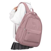 Mochila escolar BOXSAM leve para mulheres e homens rosa 24L