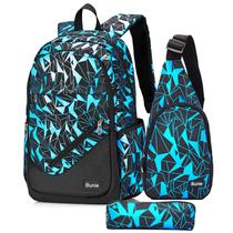 Mochila escolar bunie Boys Large Bookbag 7-16 Years Blue Mochila escolar bunie Boys Large Bookbag 7-16 Years Blue