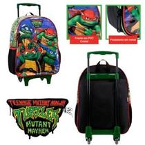 Mochila Escolar C/ Rodinha Tartarugas Ninjas Xeryus Original Mochila Escolar C/ Rodinha Tartarugas Ninjas Xeryus Original