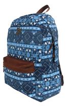 Mochila Escolar Capricho Etnic Blue Dermiwil