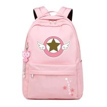 Mochila escolar Cards Captors Sakura Anime para crianças