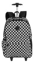 Mochila Escolar Carrinho Sestini Rolling Grande Xadrez Mochila Escolar Carrinho Sestini Rolling Grande Xadrez