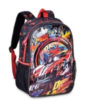 Mochila Escolar Carros Fast Machine - Dark Rider - FM24501J - Clio