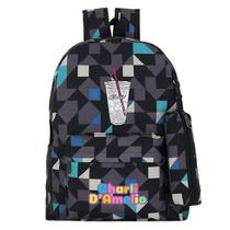 Mochila escolar Charli Amelios para crianças Anime 32x12x43cm