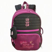 Mochila Escolar Clio Luluca 2461- Feminino