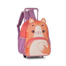 Mochila Escolar Clio Pets Bichinhos Com Rodinhas Mochila Escolar Clio Pets Bichinhos Com Rodinhas