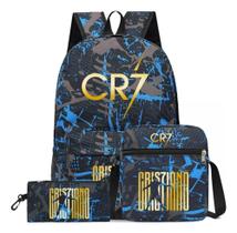 Mochila Escolar Com 3 Peças CR7 Mochila Escolar Com 3 Peças CR7