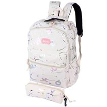 Mochila escolar com estojo