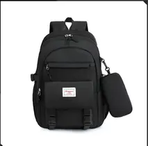 Mochila Escolar Com Estojo Multiuso Para Faculdade Trabalho Dia A Dia Notebook