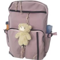 Mochila Escolar Com Pelúcia Rosa 2037 Mochila Escolar Com Pelúcia Rosa 2037