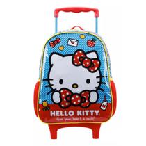 Mochila Escolar Com Rodas 14 Hello Kitty X - 11821 Xeryus
