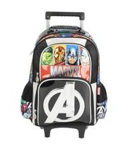 Mochila escolar com rodas, Avengers, Preto, IC41662AG Mochila escolar com rodas, Avengers, Preto, IC41662AG