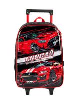Mochila Escolar Com Rodas Força 4 Ic40982 - Vermelho