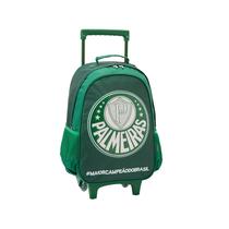 Mochila Escolar com Rodas Oficial Palmeiras 40x30cm 16" Xeryus