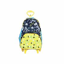 Mochila Escolar com Rodinha - Dino - Colorido - Ó Design Mochila Escolar com Rodinha - Dino - Colorido - Ó Design