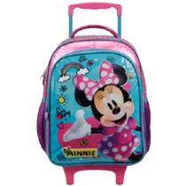 Mochila Escolar Com Rodinha Personagem Minnie Y Nº16 Xeryus Mala com Rodas Desenho Fofa Infantil 11430