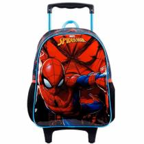 Mochila Escolar Com Rodinha Spider Man X2 Nº 16 Xeryus Homem Aranha Marvel Vingadores Herois Infantil Mala