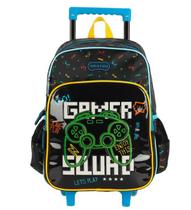 Mochila Escolar Com Rodinhas Gamer Video Game Luxcel Mochila Escolar Com Rodinhas Gamer Video Game Luxcel